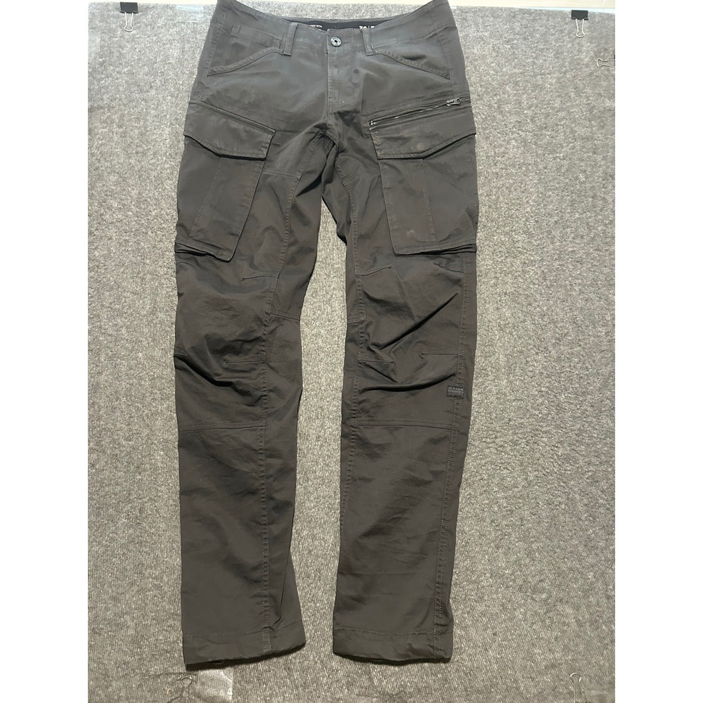 G star raw rovic zip 3D regular tapered cargo pants mens fit 34X34 (tag 32X36)